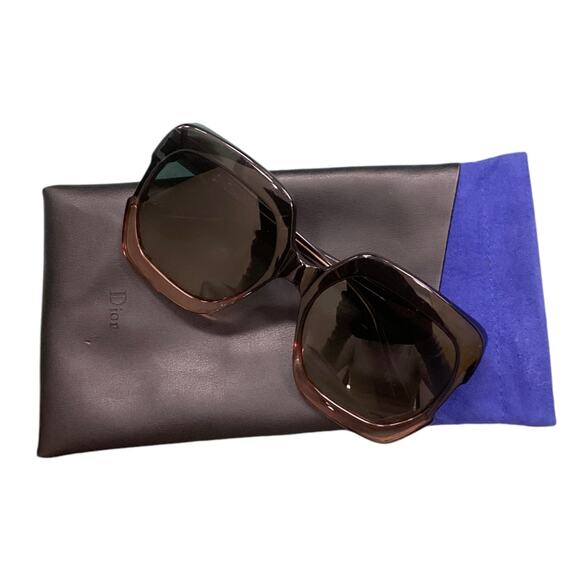 Christian Dior Oversized Square Sunglasses 7HHPR with Gradient Frames - Picture 6 of 6